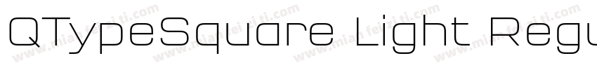 QTypeSquare Light Regular字体转换